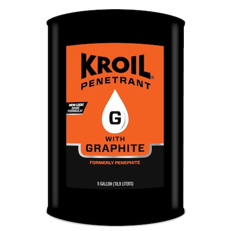Kroil 5 Gallon Penetrating Oil with Graphite (aka Penephite), Rust-Loosening, High Temp PH051